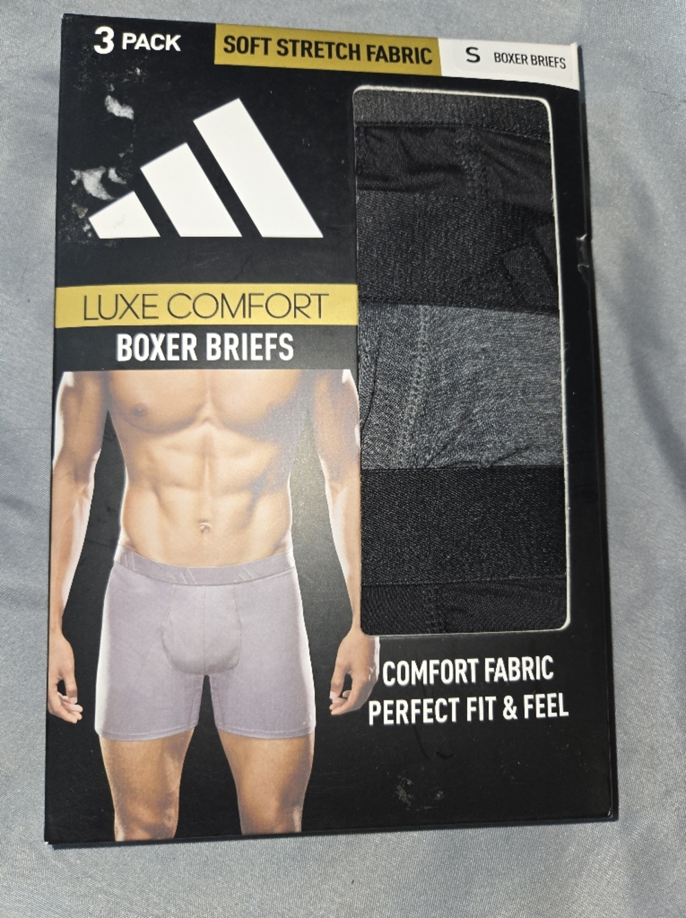 Adidas Luxe Comfort Boxer Briefs - Size Small